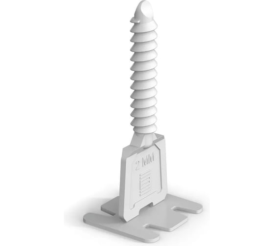 Изображение товара Система выравнивания плитки | корректор шва BASIS 2мм, линейный, 100 шт, пакет 30122443/4