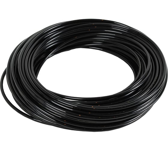 Изображение товара Трубка Крал ПВХ d=6x1мм (PA6) черная (50м) 3771