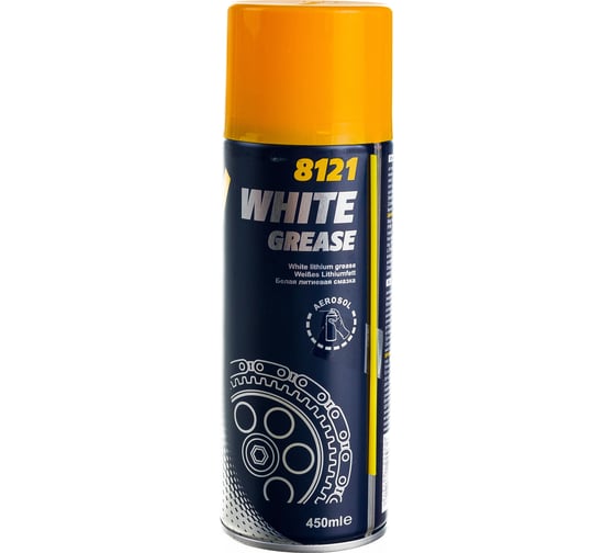 Изображение товара Белая литиевая смазка MANNOL WHITE GREASE 450 мл 2437