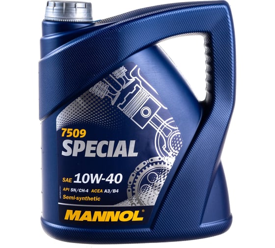Изображение товара Полусинтетическое моторное масло MANNOL SPECIAL 10W40 4 л 4022