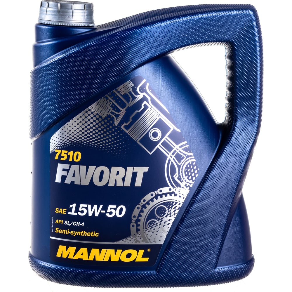 Полусинтетическое моторное масло MANNOL 15W40 4032 FAVORIT 15W50 - фото 1