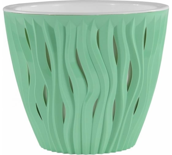 Изображение товара Кашпо bmc КШ5662 Вдохновение мята, 19х19 см, 3 л 057579