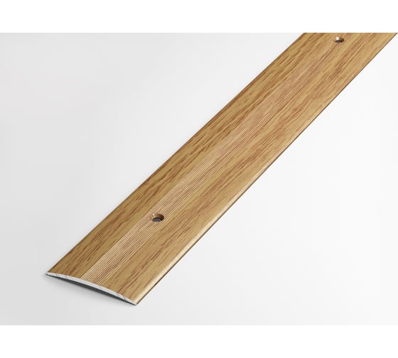 Изображение товара Порог прямой алюминиевый декоративный (37 мм, 1,8 м, Дуб универсальный) ЛУКА 00000001365