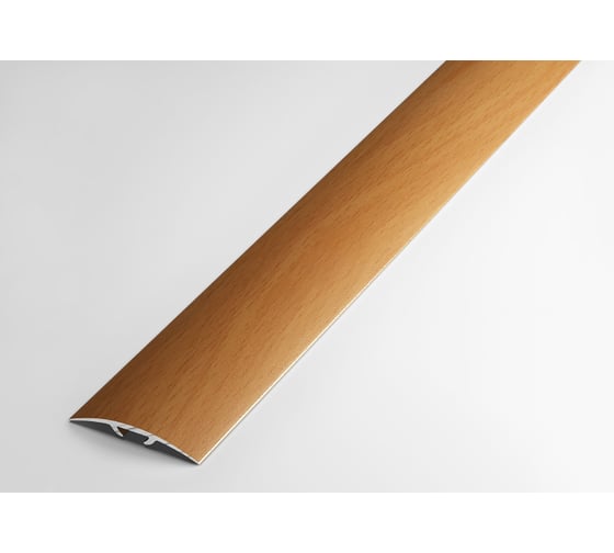 Изображение товара Порог прямой скрытый алюминиевый декоративный (35 мм, 1,8 м, Бук) ЛУКА 00000001561