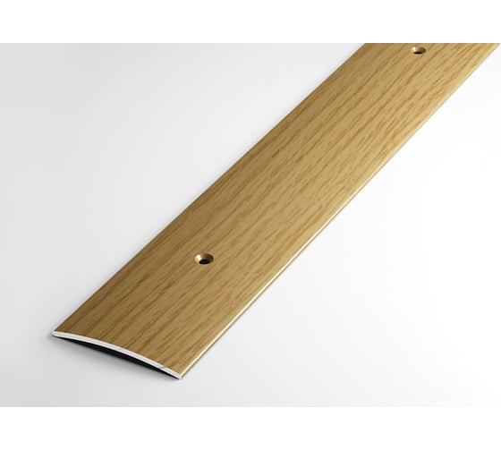 Изображение товара Порог прямой алюминиевый декоративный (44,5 мм, 1,8 м, Дуб светлый) ЛУКА 00000001861
