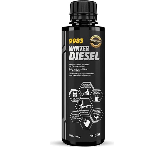 Изображение товара Зимний антигель дизельного топлива MANNOL WINTER DIESEL, 250 мл 2127