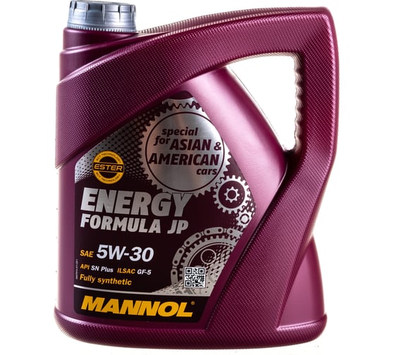 Изображение товара Синтетическое моторное масло MANNOL ENERGY FORMULA JP 5W30 4 л 1060