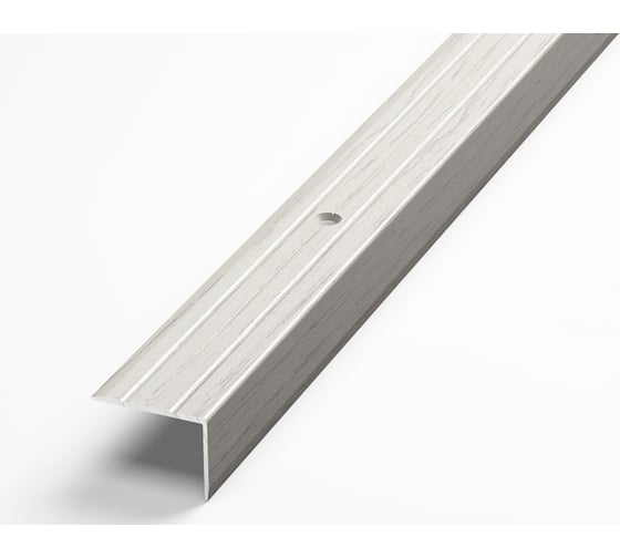 Изображение товара Порог угловой алюминиевый декоративный (24х18 мм, 1,8 м, Дуб арктик) ЛУКА УТ000005544