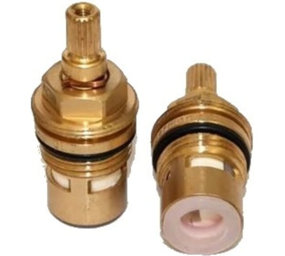 Изображение товара Кран/букса керамика ООО ПКФ Сварком 1/2, 20 шлицов, с резьбой, пара, блистерная упаковка (A101) (1 шт) s069373