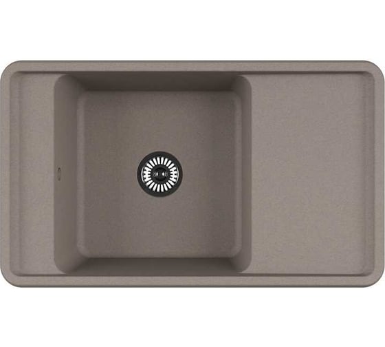 Изображение товара Мойка для кухни AQUATON Беллис 87 серый шёлк 1A724832BS250