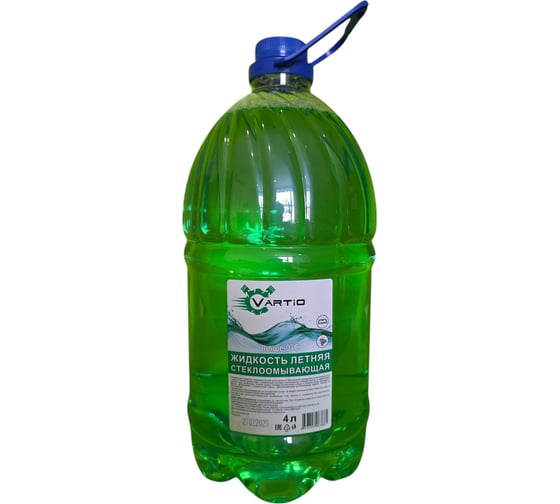 Изображение товара Стеклоомывающая жидкость VARTIO Летняя 4 л. (661) (4 шт) НХ-00007140