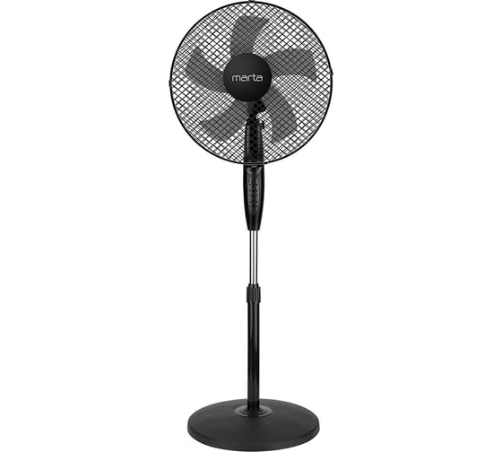 Изображение товара Вентилятор напольный MARTA MT-FN2557A черный/черный 42241