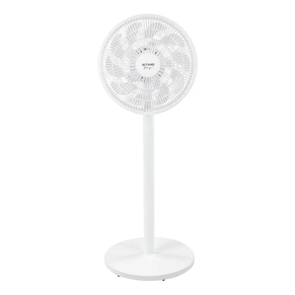 Изображение товара Напольный вентилятор STINGRAY ST-FN4134B белый с пультом и таймером