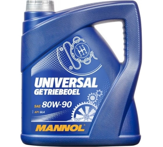 Изображение товара Трансмиссионное масло MANNOL UNIVERSAL GETRIEBEOEL 80W90, 4 л 1355
