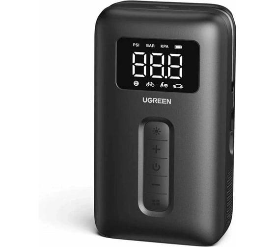Изображение товара Портативный насос для накачивания шин Ugreen CD259 15951 Portable Tire Inflator. Цвет: черный 15951_