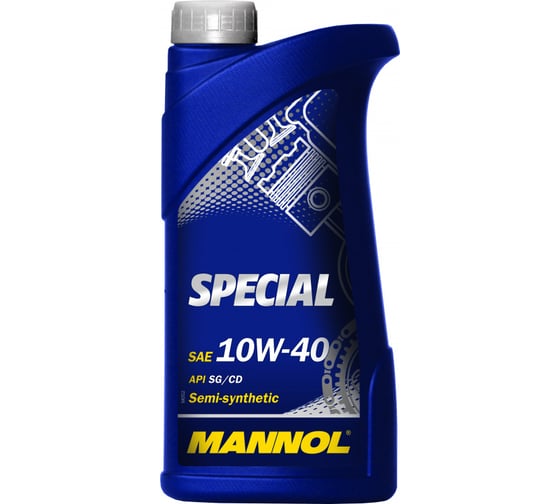 Изображение товара Полусинтетическое моторное масло MANNOL SPECIAL 10W40 1 л 1180