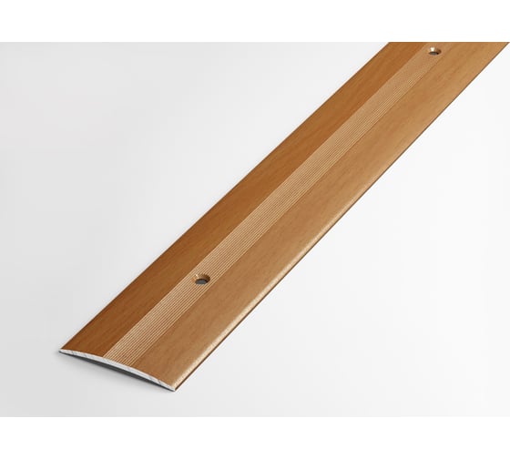 Изображение товара Порог прямой алюминиевый декоративный (37 мм, 1,8 м, Бук) ЛУКА 00000001364