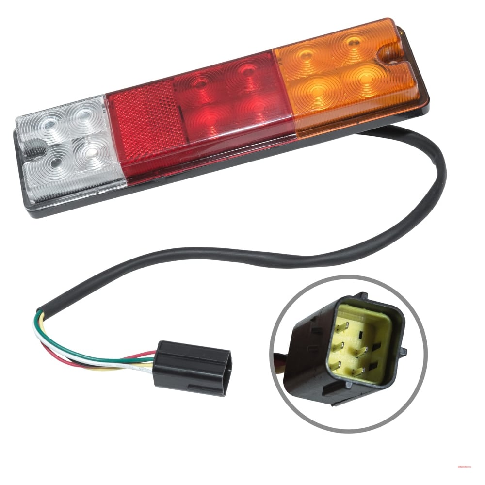 Изображение товара Профессиональный задний фонарь WILMART CPCD10-35 12 В прямоугольный для безопасности