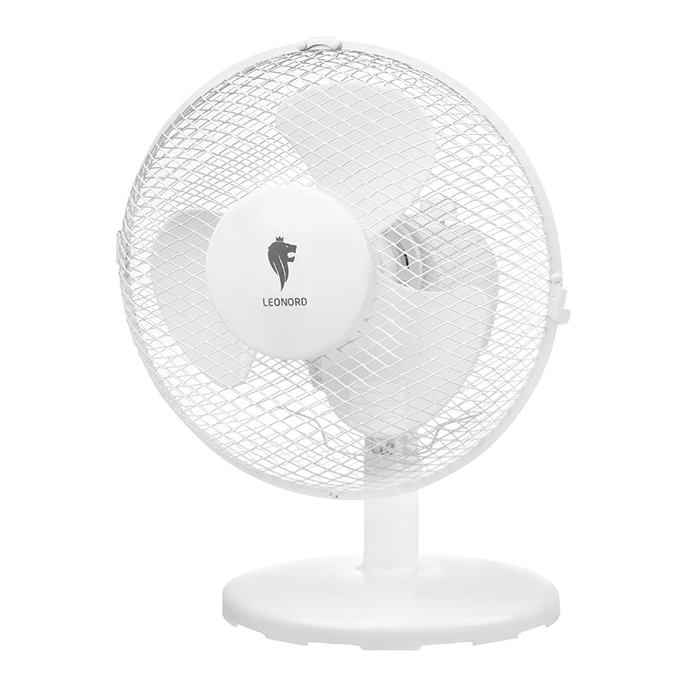 Изображение товара Вентилятор настольный Leonord LE-1605 30 Вт три скорости белый