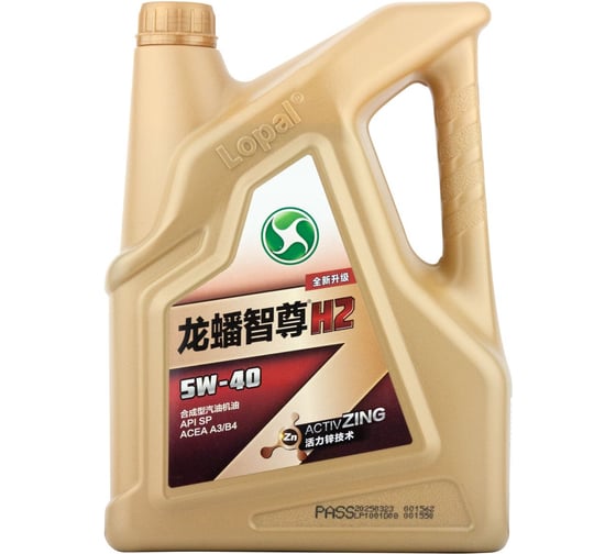 Изображение товара Моторное масло Lopal H2 5W-40, 4л LPL38930