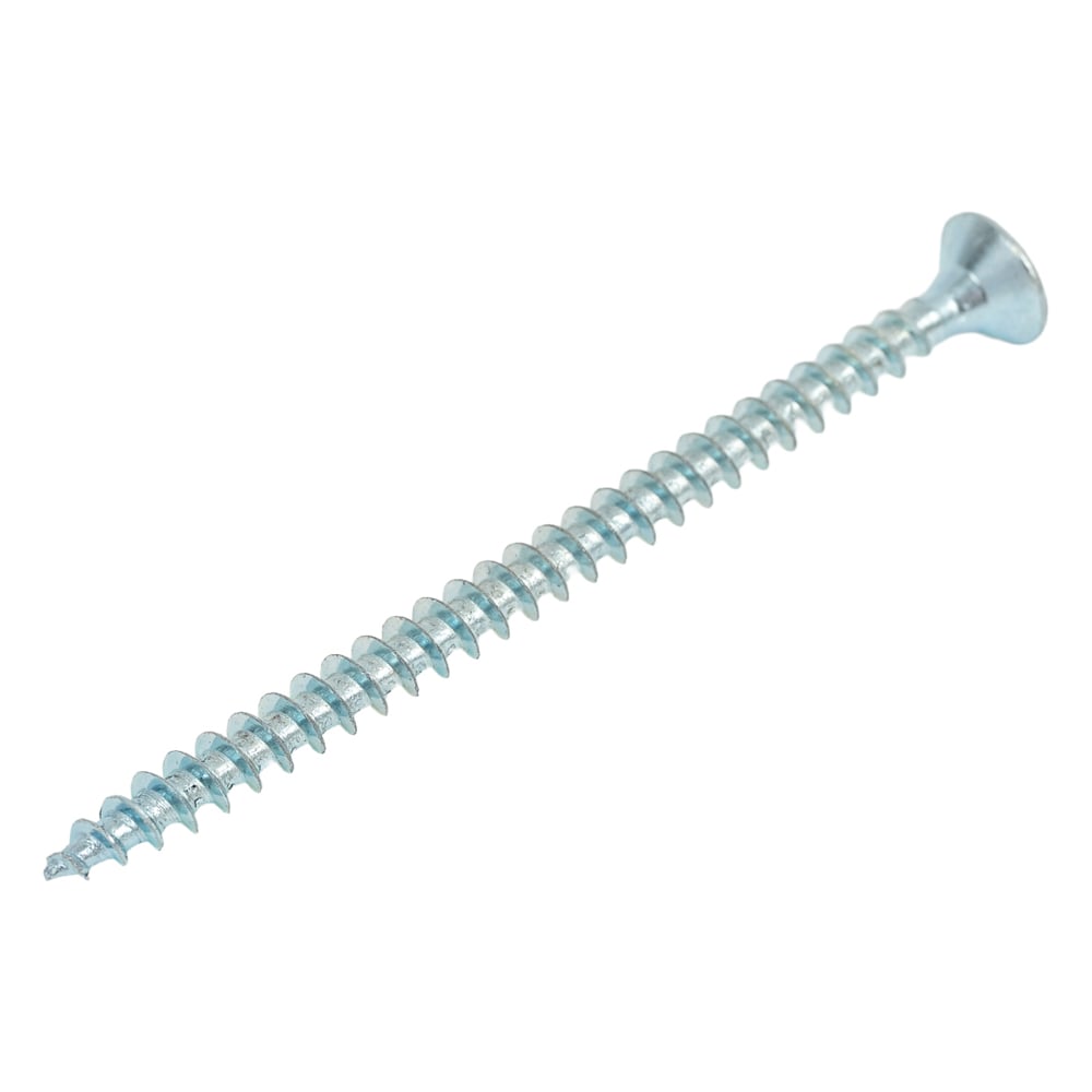 Изображение товара Саморез универсал КостИнСтрой 4,0x60 потайной острый PZ белый цинк 300шт