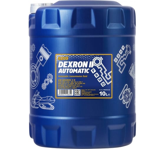 Изображение товара Трансмиссионное масло MANNOL DEXRON II AUTOMATIC, 10 л 1475