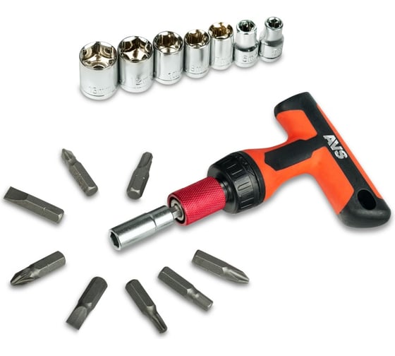 Изображение товара Отвертка AVS реверсивная с насадками (26 предметов) ORS26 A85332S