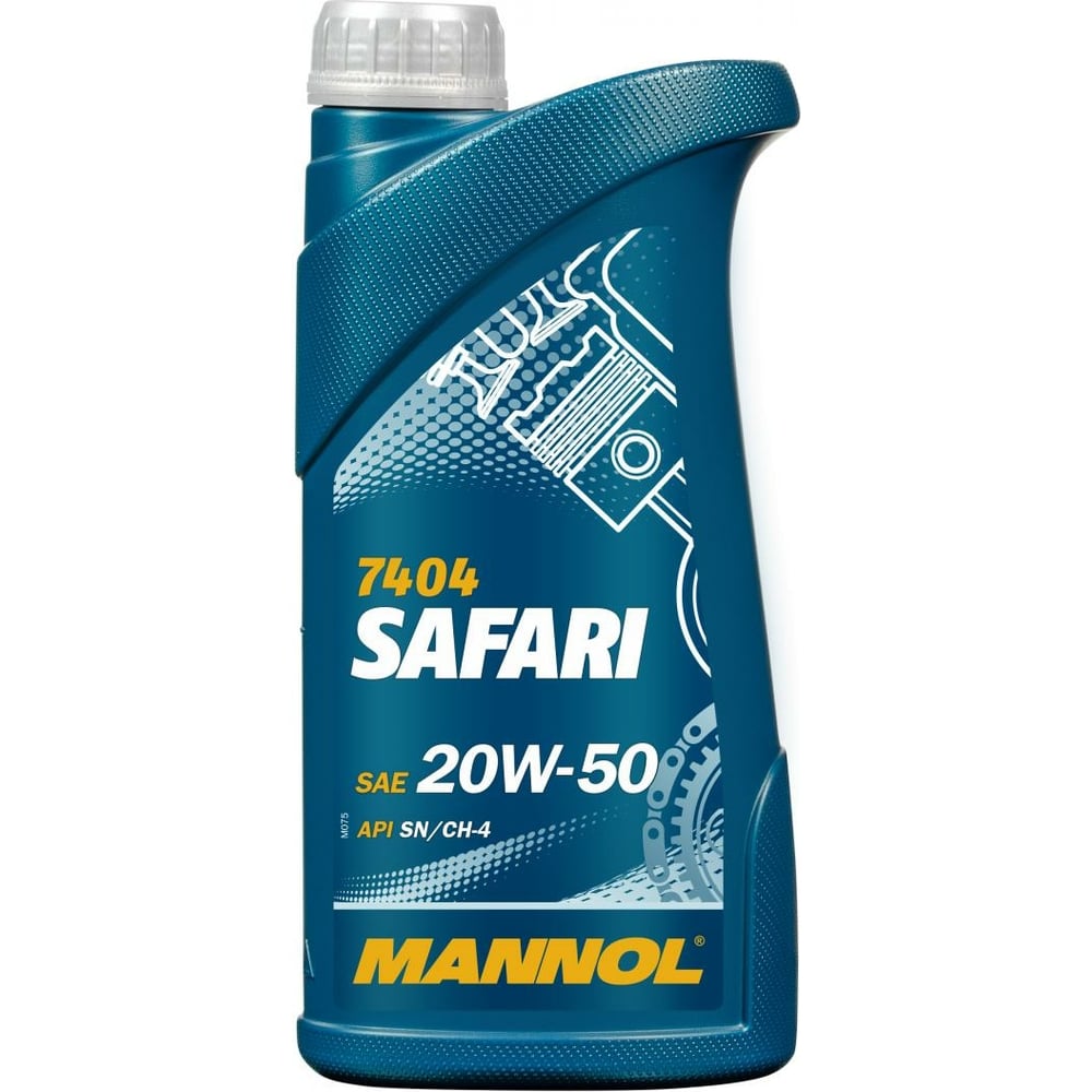 Минеральное моторное масло MANNOL 20W50 1225 SAFARI 20W50 - фото 1