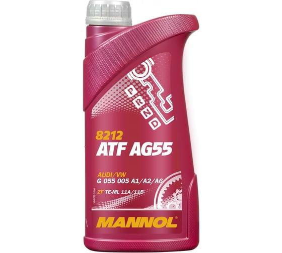 Изображение товара Синтетическая трансмиссионная жидкость MANNOL ATF AG55, 1 л 1375