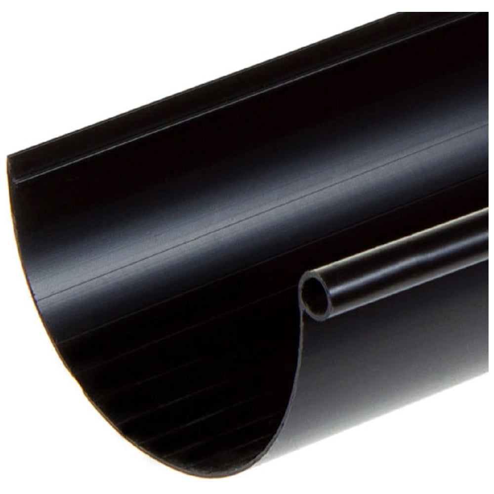 Изображение товара Желоб водосточный IMPLAST G130/80 дл 80 см коричневый из ПВХ для систем водоотведения