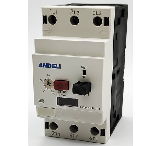 Изображение товара Пускатель ANDELI GV3-M25 16A-25A Ue 660В ADL06-636