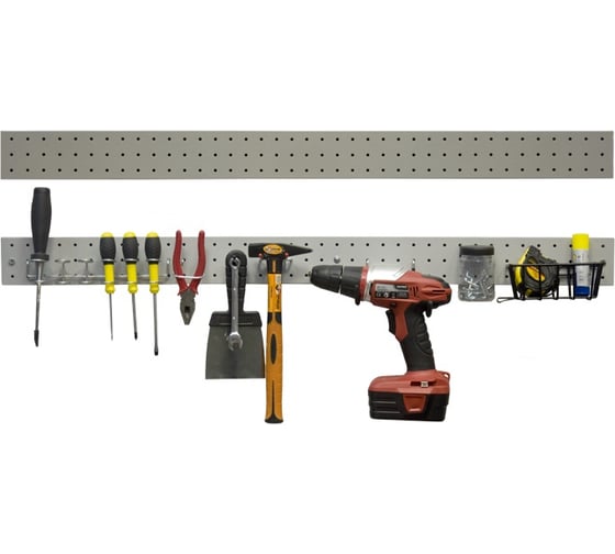 Изображение товара Планка перфорированная металлическая IMPLAST  1000*152mm MS002