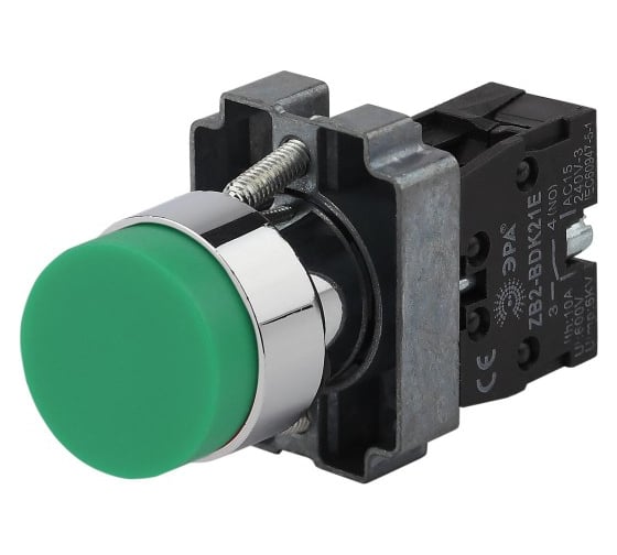 Изображение товара Кнопка ANDELI XB2-BА31 без подсветки зеленая 1НО ADL10-053