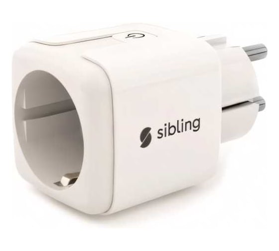 Изображение товара Умная розетка Sibling с расходомером люкс F Powerswitch-F 00-00011358