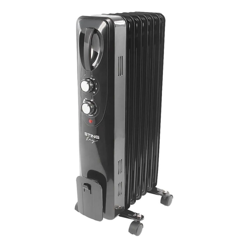Изображение товара Масляный обогреватель STINGRAY ST-OH1000A черный жемчуг 25 м² Термостат