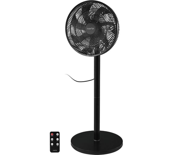 Изображение товара Вентилятор напольный MARTA MT-FN5004B черный 44307