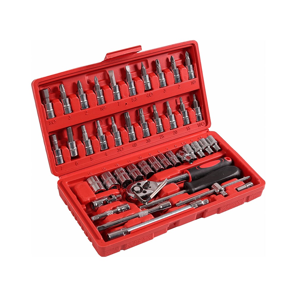 Изображение товара Набор инструментов Крал 46 предметов 4918 - качественный комплект для работы