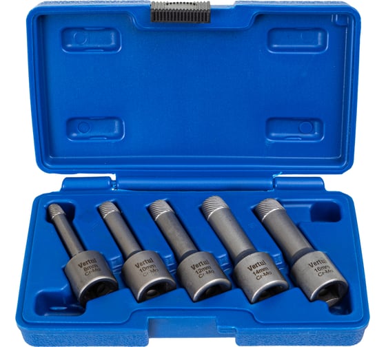 Изображение товара Набор внутренних экстракторов VERTUL 5 предметов 8-16 мм VR50391
