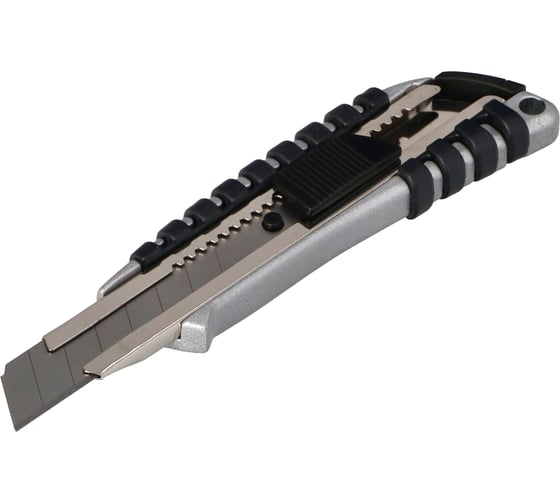 Изображение товара Нож с сегментированным лезвием FASTER TOOLS 18 мм, алюминиевая рукоятка 8921