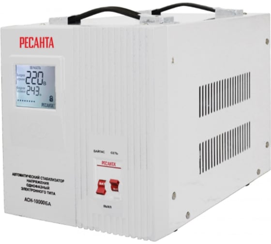 Изображение товара Стабилизатор Ресанта АСН-10000БА 63/6/40
