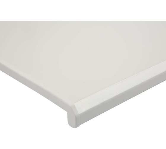 Изображение товара Подоконник DANKE ДАНКЕ Лучидо Бьянко белый глянец (101), 200x2000 мм, с торцевой заглушкой, 99602