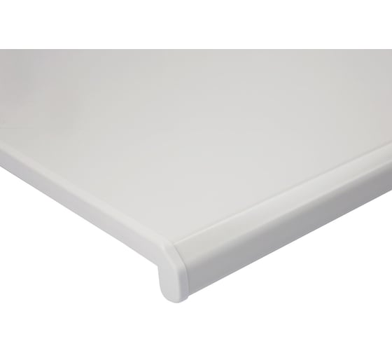 Изображение товара Подоконник DANKE ДАНКЕ Сатин Бьянко белый (102), 200x1500 мм, с торцевой заглушкой, 99637