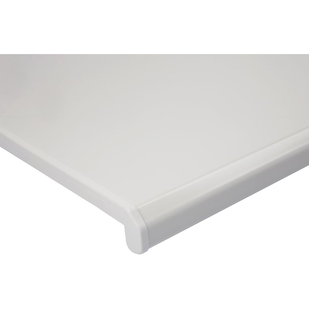 Изображение товара Подоконник DANKE ДАНКЕ Сатин Бьянко белый 300x1500 мм с заглушкой