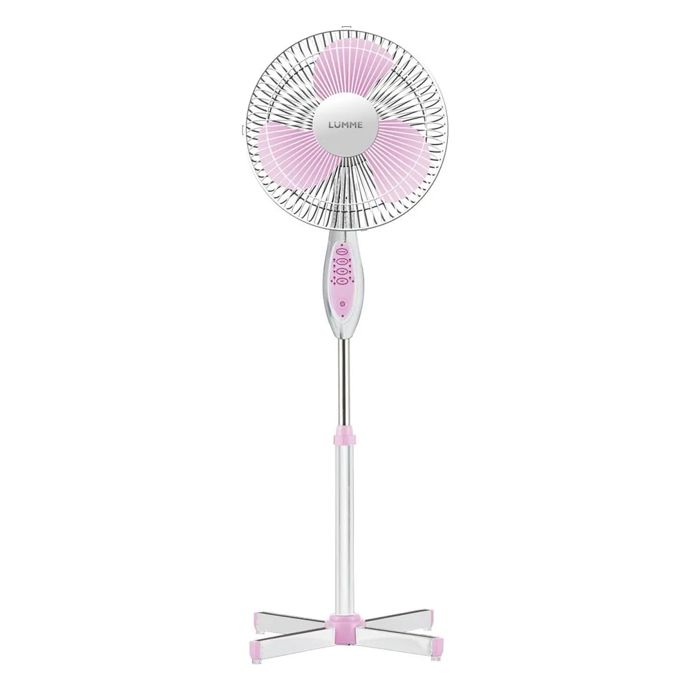 Изображение товара Вентилятор напольный LUMME LU-113 белый/розовый 44337
