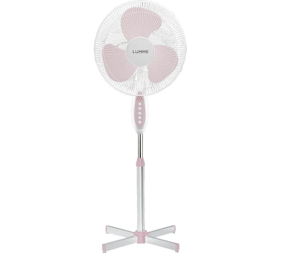 Изображение товара Вентилятор напольный LUMME LU-FN105 белый/розовый 39878