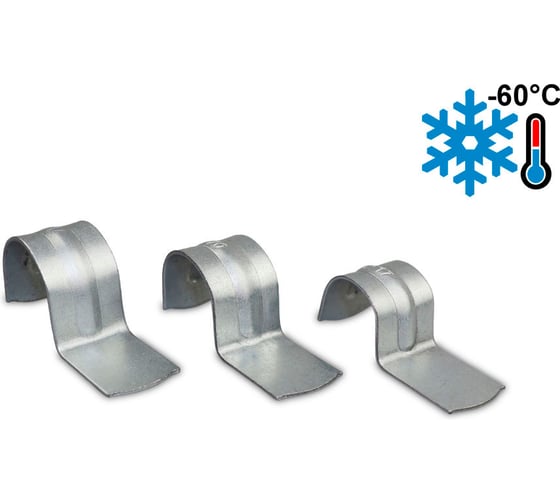 Изображение товара Скоба однолапковая ГОФРОМАТИК СМО 25-26 для монтажного пистолета zeta41757