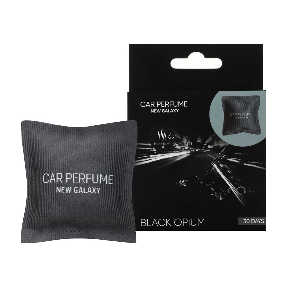 Изображение товара Ароматизатор саше в автомобиль NG GALAXY Black Opium, 13 г 794-643