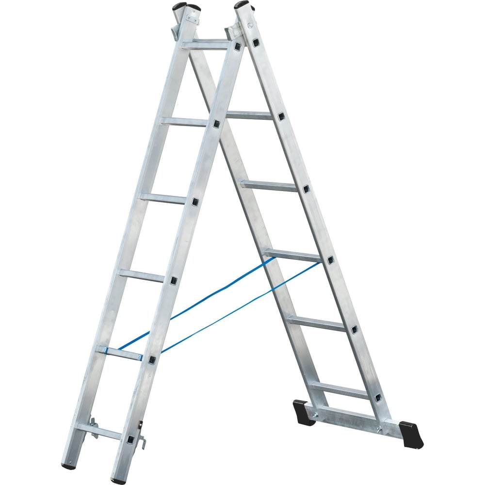 Изображение товара Лестница ООО ЛУЧ 2-секционная алюминиевая АЛ 2х 6 П60