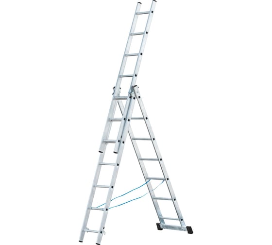Изображение товара Лестница ООО "ЛУЧ" трехсекционная алюминиевая 7 ступеней АЛ 3x7 П60