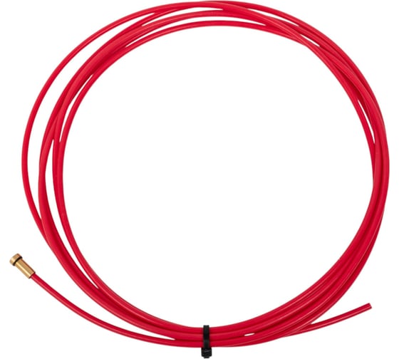 Изображение товара Канал направляющий Svarcity 3,5 м красный d 1,0-1,2мм / для сварки / сварка полуавтомат / тефлон Канал направляющий/тефлон/D 1,0-1,2мм/красный/3,5м